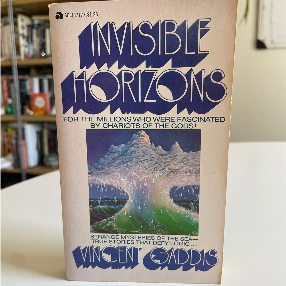 Invisible Horizons by Vincent Gaddis - Occult Book Vintage 1960s Paperback